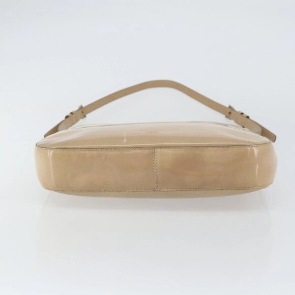 PRADA Shoulder Bag Patent leather Beige Auth ti3531 - Picture 7 of 16